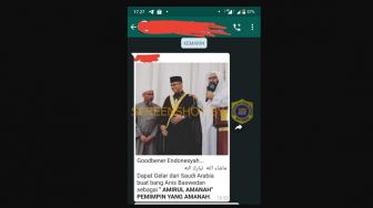 CEK FAKTA: Arab Saudi Beri Anies Baswedan Gelar Amirul Amanah?