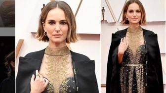 Jubah Feminis Natalie Portman Hingga Gaun Hitam Aktris di Oscar 2020