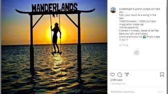 Demi Popularitas, Selebgram Cantik Rela Foto Bugil di Tengah Salju