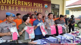 13 Orang Budak Narkoba Berhasil Diringkus Satresnarkoba Polres Mojokerto