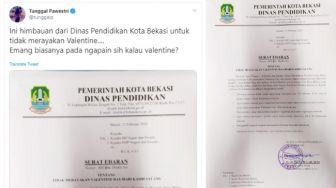 Viral Surat Disdik Bekasi Larang Siswa-siswi Sekolah Rayakan Hari Valentine