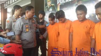 Polres Tulungagung Amankan 4 Pelaku Pengeroyokan Desa Gandong
