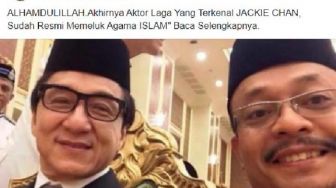 CEK FAKTA: Benarkah Jackie Chan Resmi Masuk Islam?