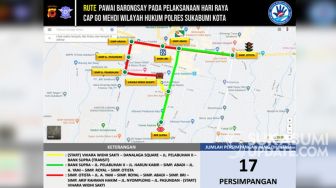 Rekayasa Lalu Lintas Jelang Pawai Cap Go Meh 2020 di Kota Sukabumi