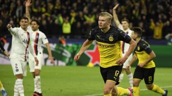 Hasil Liga Champions: Tekuk PSG, Erling Haaland Jadi Pahlawan Dortmund Lagi