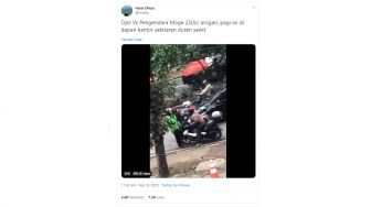 Pakai Jaket Ojol, Aksi Polisi Tilang Pengendara Motor Ini Bikin Greget