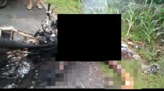 Diduga Tabrak Kabel Menjuntai di Jalan, Nelayan Ngrenehan Tewas Terbakar