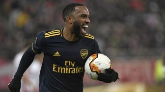 Hasil Liga Europa: Gol Lacazette Bawa Arsenal Menang di Markas Olympiakos