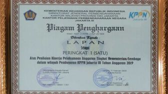 APBN Tepat Sasaran, LAPAN Juaranya!