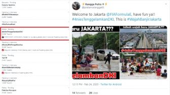 Tagar #4niesTenggelamkanDKI Trending, Lawan Unggahan Wajah Baru Jakarta