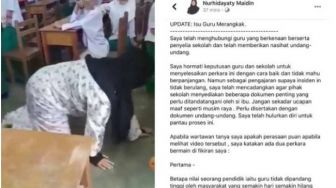 Tak Terima Anak Disetrap, Orangtua Murid Suruh Ustazah Merangkak