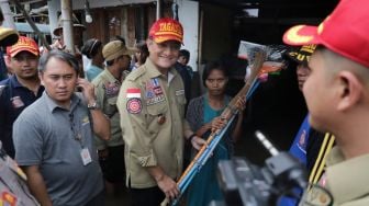 Pastikan Korban Banjir Tertangani, Mensos Kunjungi Pengungsian di Jateng