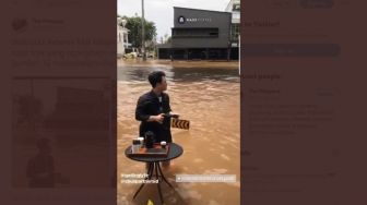 Kopi Gratis untuk Sopir Truk Pengangkut Warga Banjir, Warganet: Mantul!!