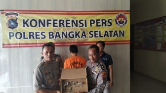 Warga OKI Sumsel yang Simpan Sepucuk Senpi Revolver Ini Dibekuk Petugas