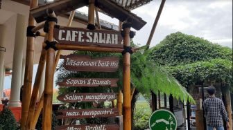 Cafe Sawah Pujonkidul Malang, Sensasi Makan di Kaki Gunung