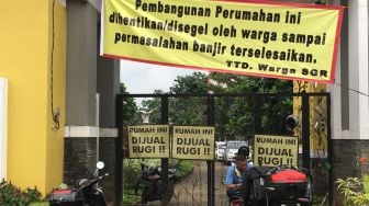 Warga Spring Garden Bekasi Jual Murah Rumah Mewah karena Kebanjiran