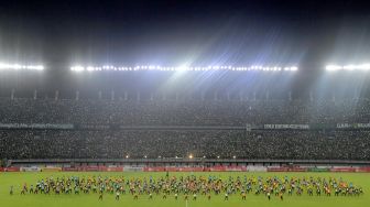 Kemeriahan Pembukaan Liga-1 Indonesia 2020