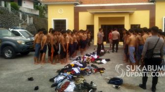 elapan Pelajar yang Diamankan di Cipatuguran Sukabumi Diperiksa Unit PPA