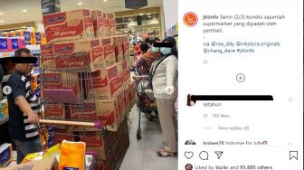 Warga Borong Makanan Usai 2 WNI Positif Corona, Aprindo: Jangan Panik