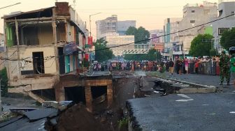 Ini Kendala Pembongkaran Ruko di Jember hingga Roboh ke Sungai Kalijompo