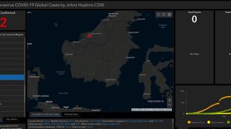 Indonesia positif 2 pasien, Peta sebaran virus corona diupdate