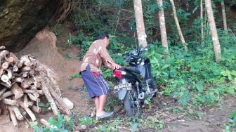 Pemuda Nglanggeran Hilang, Sepeda Motornya di Kaki Bukit Gunung Api Purba