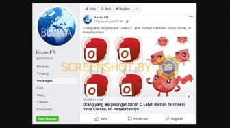 CEK FAKTA: Benarkah Orang Golongan Darah O Rentan Terinfeksi Virus Corona?