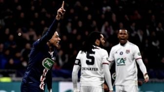 Libas Lyon, Mbappe Cetak Hat-trick Bawa PSG ke Final Piala Prancis