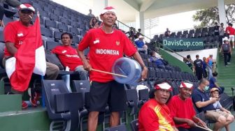 Isu Corona Tak Surutkan Suporter Tim Indonesia di Piala Davis