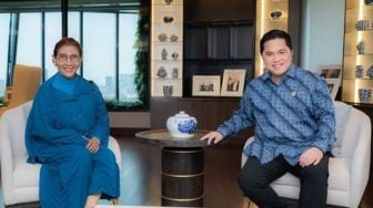 Disorot usai Bertemu Erick Thohir, Susi Pudjiastuti Bilang Begini