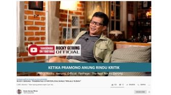 Istana Kangen Kritik, Rocky Gerung: Balikin Dulu Twitter Saya yang Dicuri