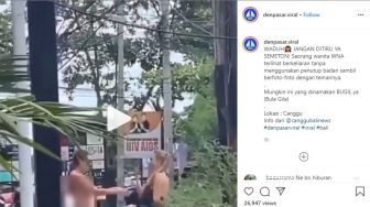 Turis Asing Telanjang Bulat di Jalanan Canggu Bali Bikin Geger Warga