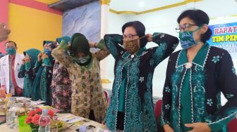 Unik, Masker Kain Batik di Banyumas untuk Cegah Virus Corona