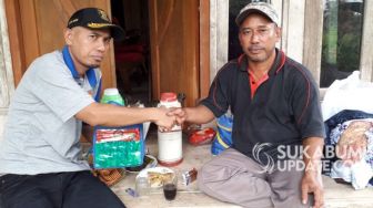 Korban Kebakaran di Curugkembar Sukabumi Peroleh Bantuan dari Dinsos