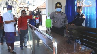 Cegah Virus Corona di Tabanan, Obyek Wisata Utama Disemprot Desinfektan