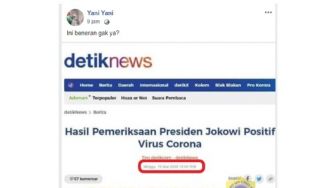 CEK FAKTA: Benarkah Hasil Pemeriksaan Presiden Jokowi Positif Virus Corona?