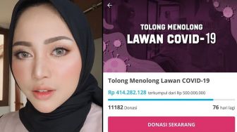 Lawan Corona, Rachel Vennya Berhasil Galang Dana Milyaran