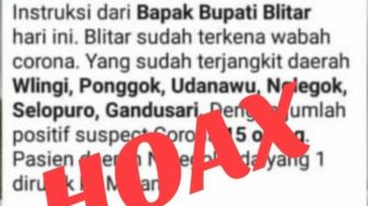 Empat dari 15 saksi yang Diperiksa Terkait Hoaks Corona di Blitar Ditahan