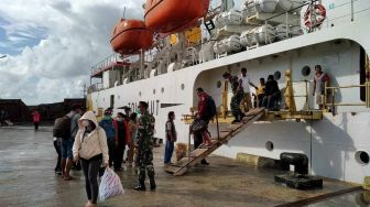 Di pulau terluar Miangas, langkah antisipatif virus corona tetap dilakukan