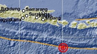 Gempa Berkekuatan M6,6 Guncang Selatan Pulau Bali