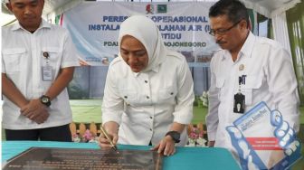 Penuhi Kebutuhan Air Masyarakat, Bupati Bojonegoro Resmikan IPA IKK