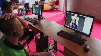 Video Call Jadi Cara WBP Lapas Rangkasbitung Melepas Rindu dengan Keluarga