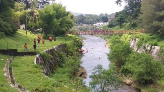 Belum Temukan Korban Hanyut di Kalasan, Tim Bentuk 5 SRU Sisir Sungai Opak