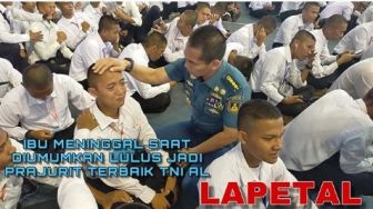 Sujud di Kuburan, Bahtiar Lulus Jadi Prajurit TNI AL saat Ibunda Meninggal