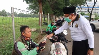 Ojek Online Jadi Target Kampanye Pencegahan Penyebaran Corona di Tangsel