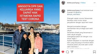 Dokter Surati Jokowi: Krisdayanti Pelesiran dan DPR Dapat Hak Tes Corona?