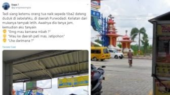 Tak Ada Biaya, Jenazah Istri Tak Dibawa Pulang, Kakek Bersepeda 66 Km