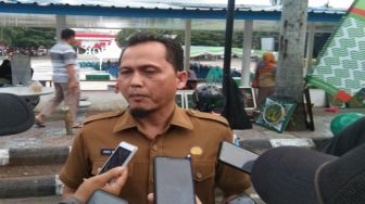 42 Puluhan Kelurahan di Pangkalpinang Disemprot Disinfektan