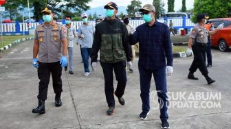 Putus Mata Rantai Penyebaran Covid-19, Forkopimda Kota Sukabumi Blusukan