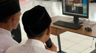 30 Tahanan Lapas Rangkasbitung Jalani Sidang Secara Online